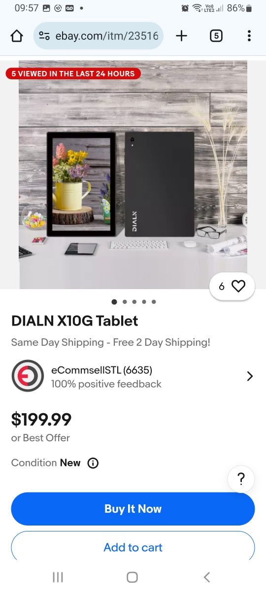 Планшет dialn x10g