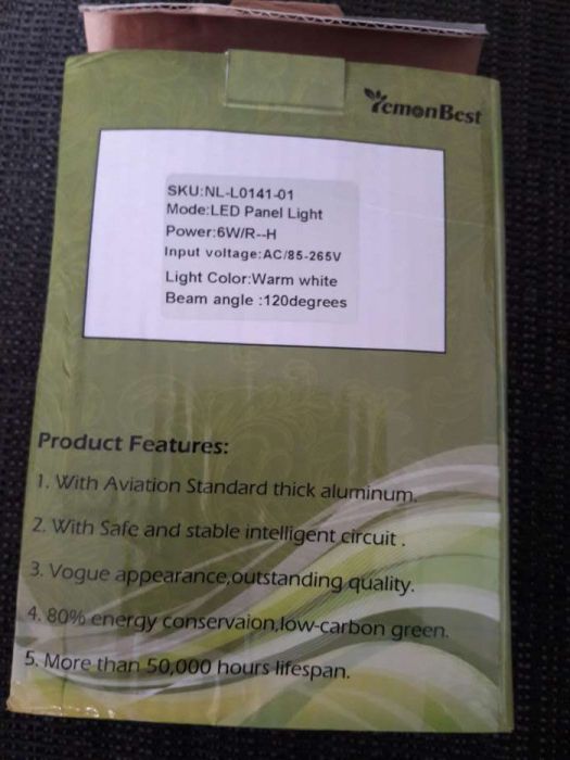 LED Panel Light Round64550508828290121