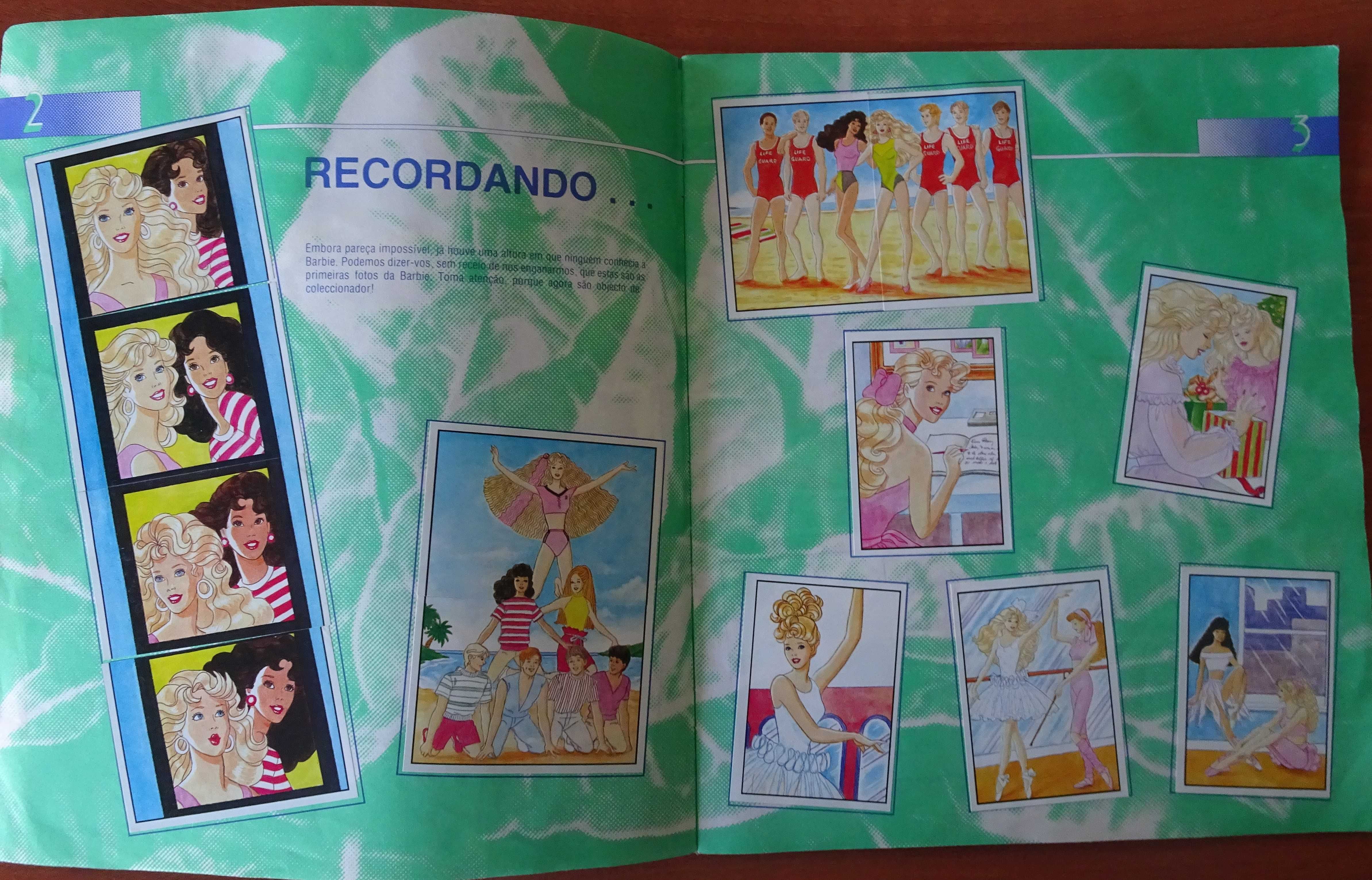 Caderneta Barbie da Panini - Completa  Ano 1989