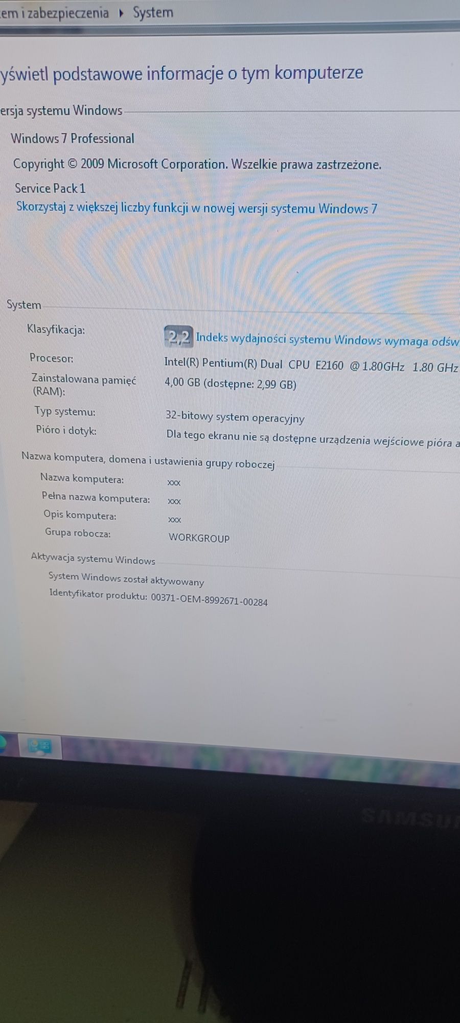 Sprzedam komputer PC