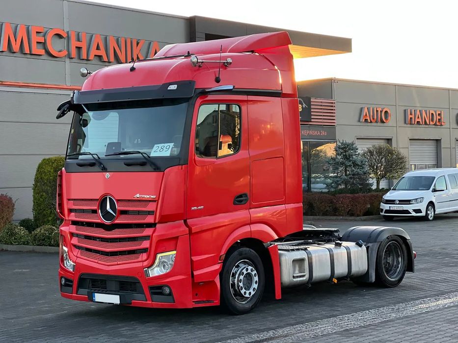 Mercedes-Benz ACTROS 1845 EURO 6D MP5 MP4 LOW DECK MEGA  nr.289 1 Wł. SALON PL Tablety Kamery BiXenon Retarder L/L Serwis ASO !