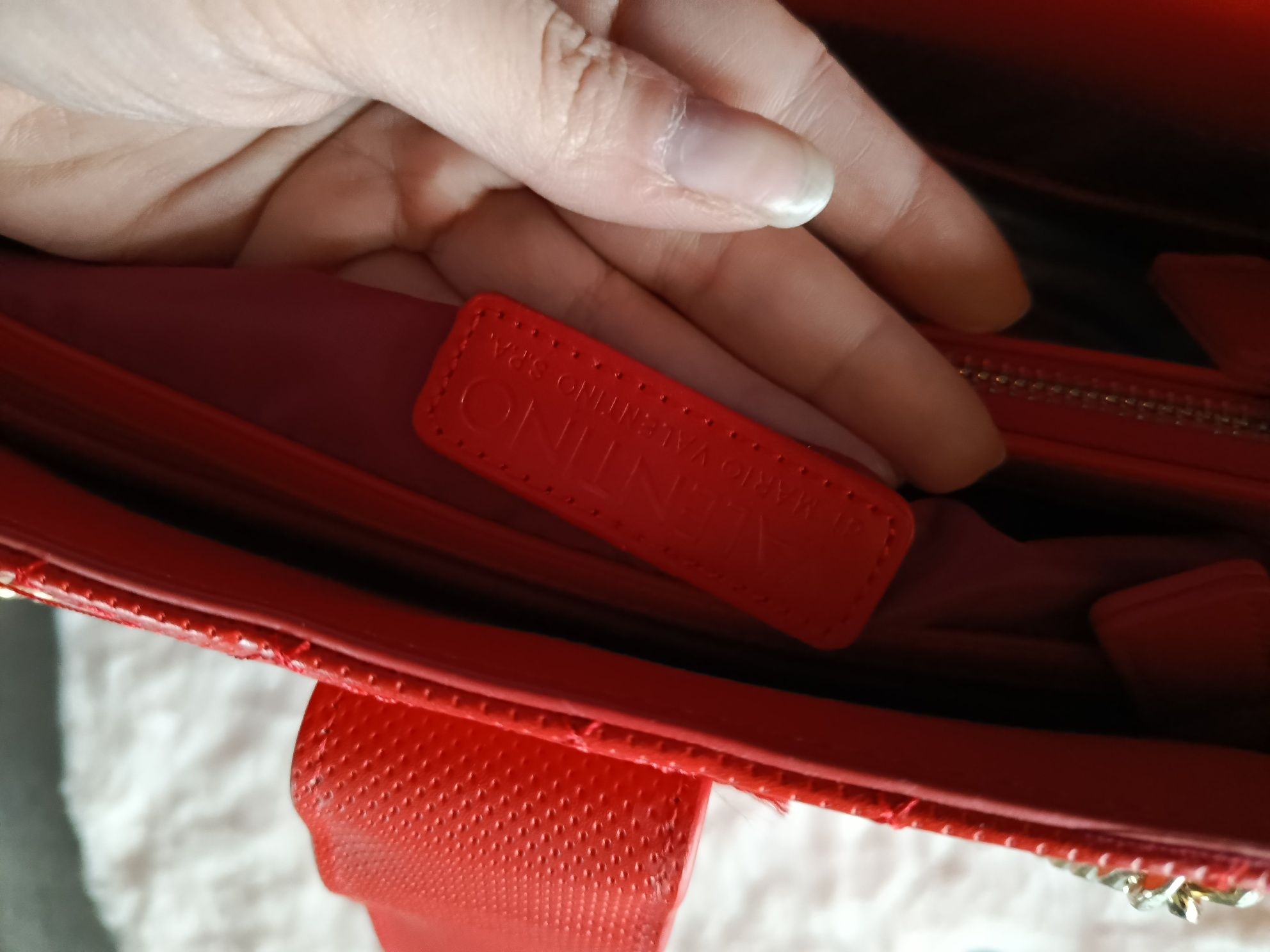 Torba Valentino di mario czerwona