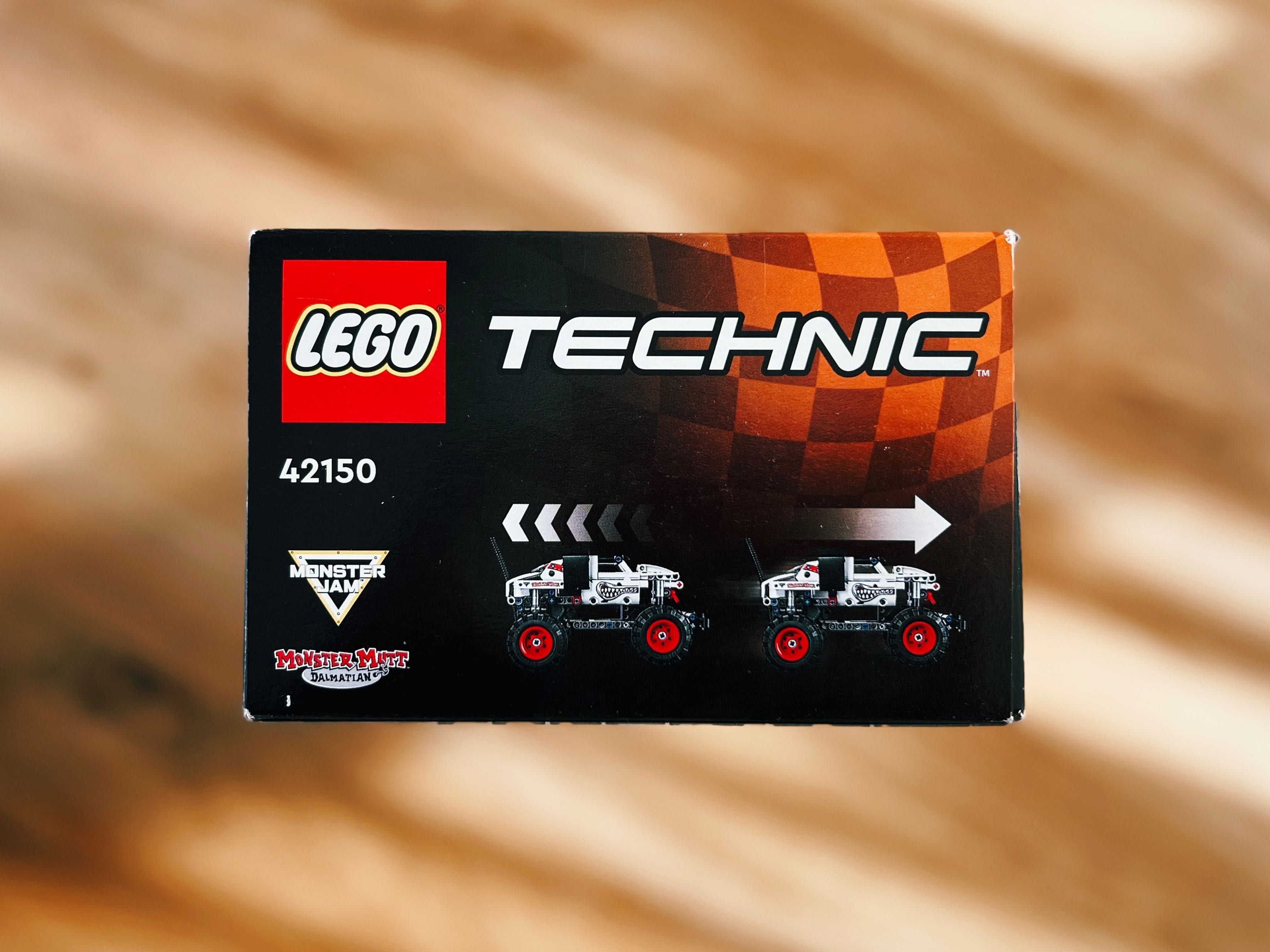 Nowe LEGO Technic 42150 Monster Jam Mutt Dalmatian z napędem 2 w 1