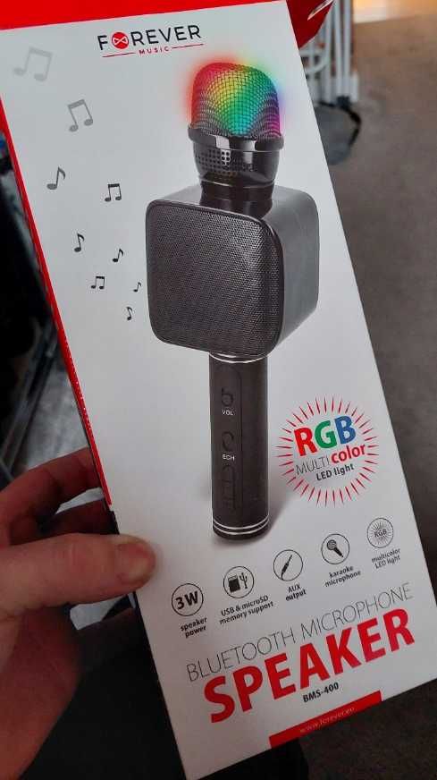 MIKROFON BLUETOOTH z głośnikiem karaoke bluetooth