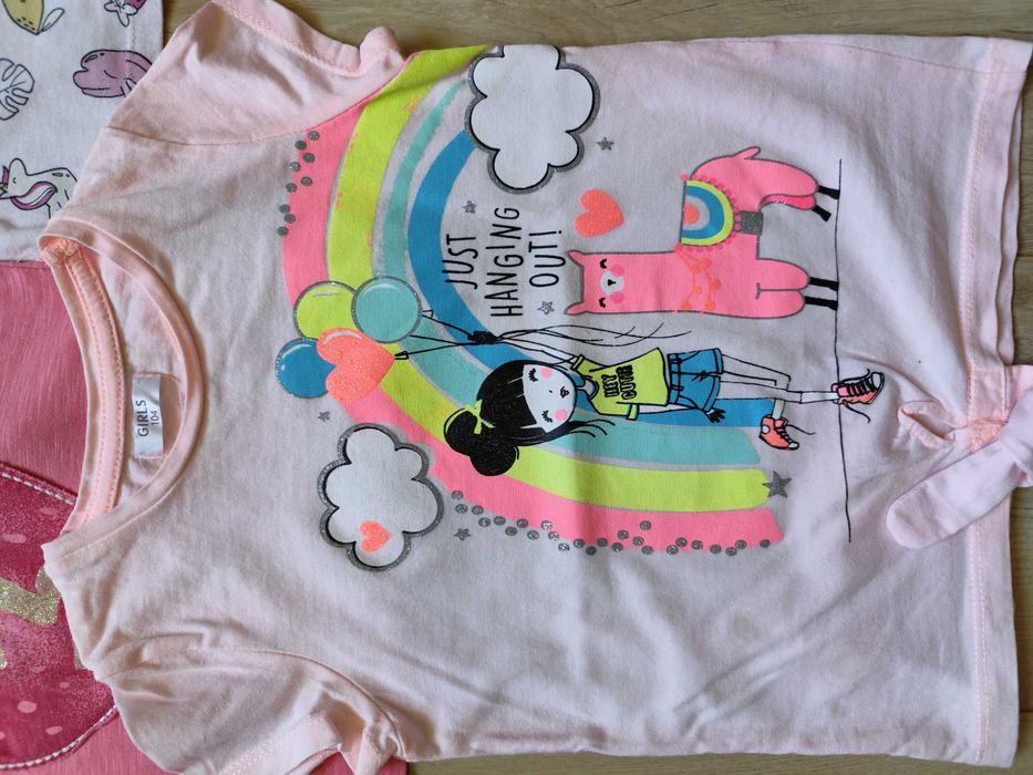 Zestaw koszulek dla dziewczynki