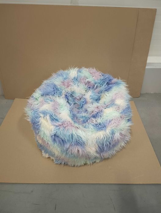 Icon Pufa Worek do Siedzenia z wypełnieniem fotel tęczowy 65x65cm