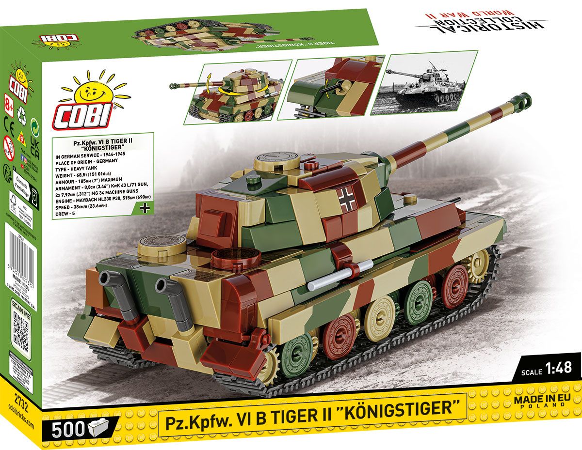 Klocki Cobi 2731 Czołg Kv-2 Ciężki Pojazd Wojskowy Ww2 Wojsko Armia
