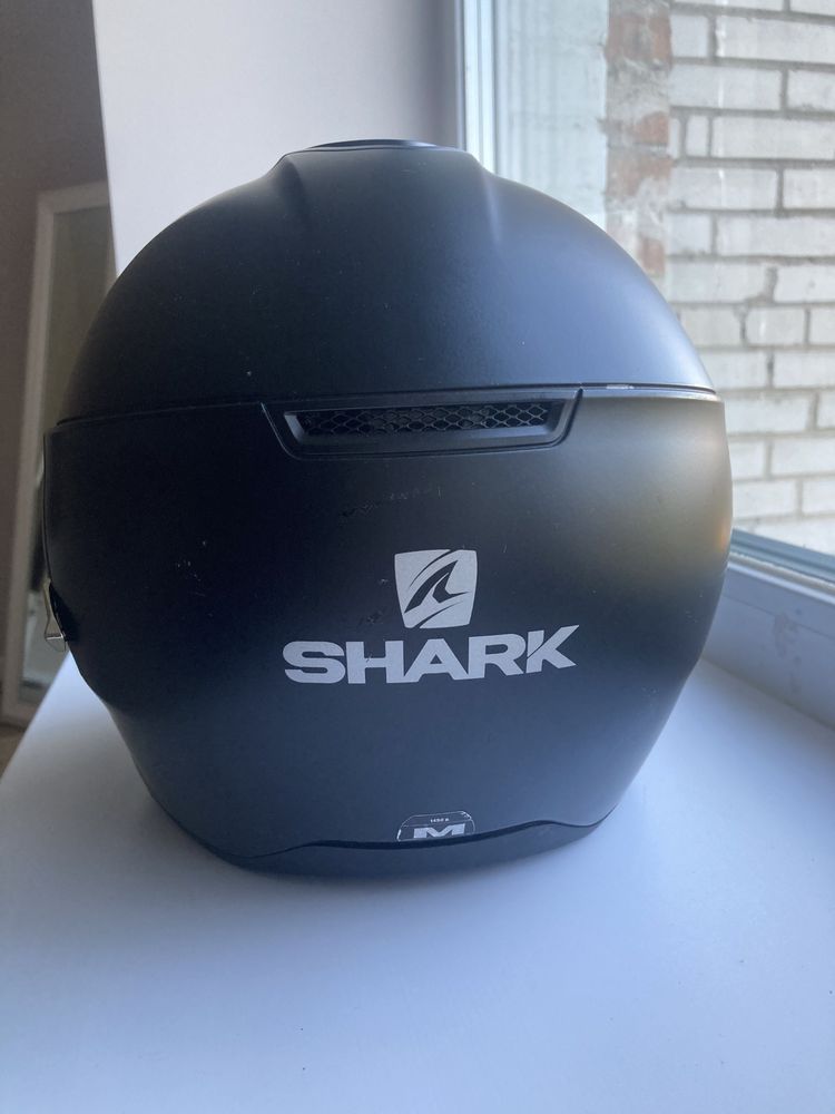 Шолом Shark evojet. Чорний мат. Розмір M