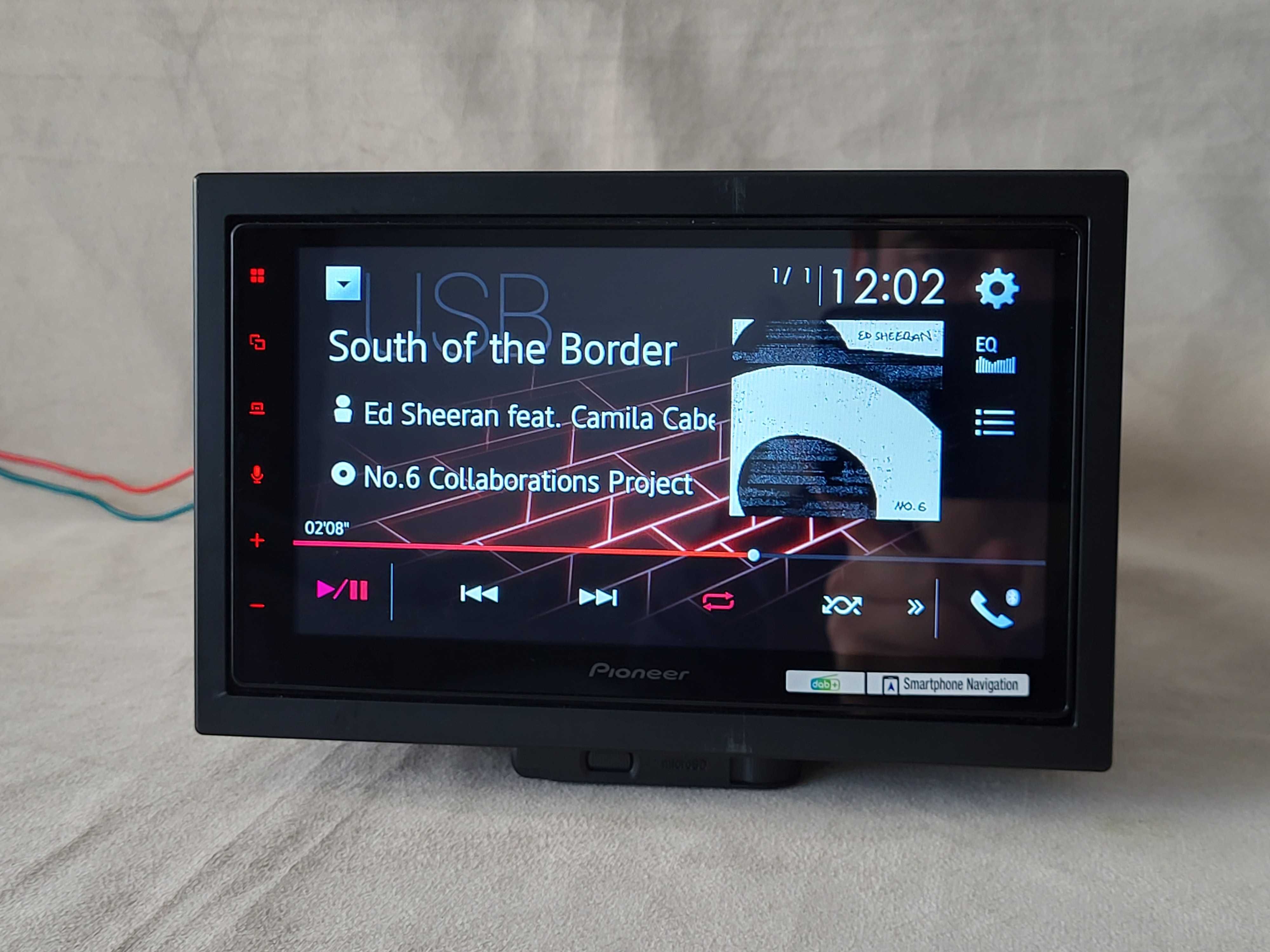 Pioneer SPH-DA250DAB Bluetooth Android Auto CarPlay USB 3xRCA Spotify