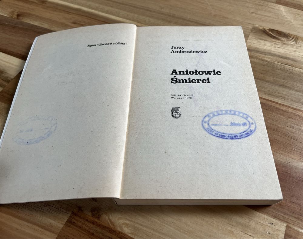 Aniołowie śmierci Jerzy Ambroziewicz