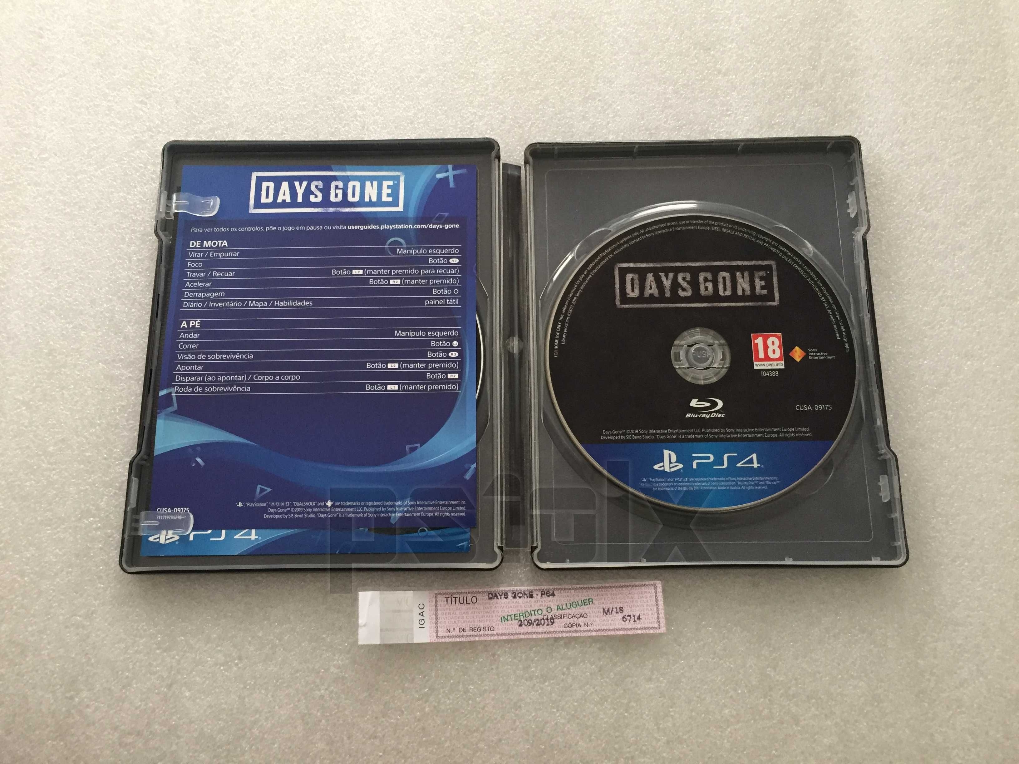 Days Gone Edição Especial playstation ps4