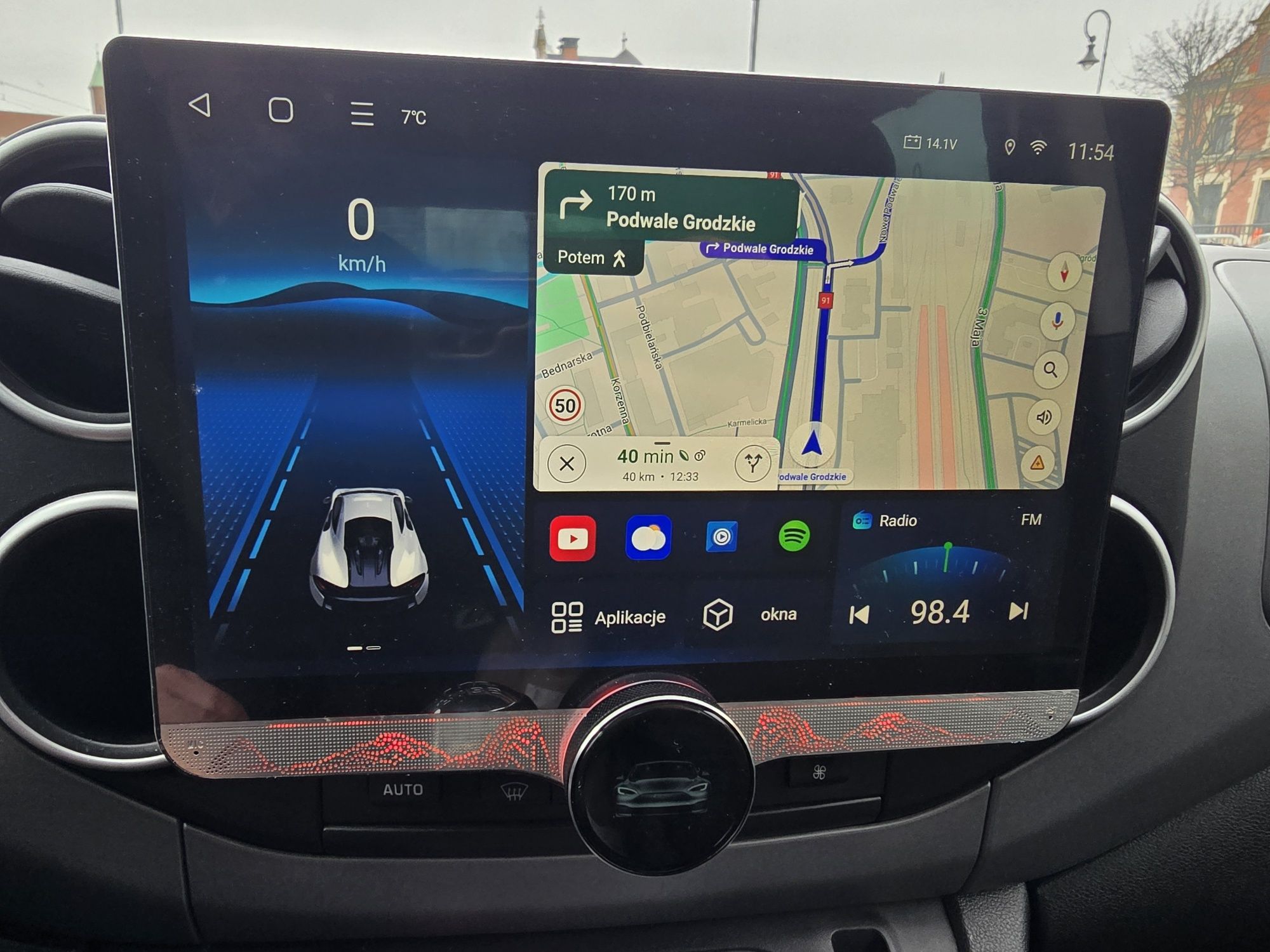Radio android Junsun X7 6GB RAM 128GB Pamięci QLED do Citroen Berlingo