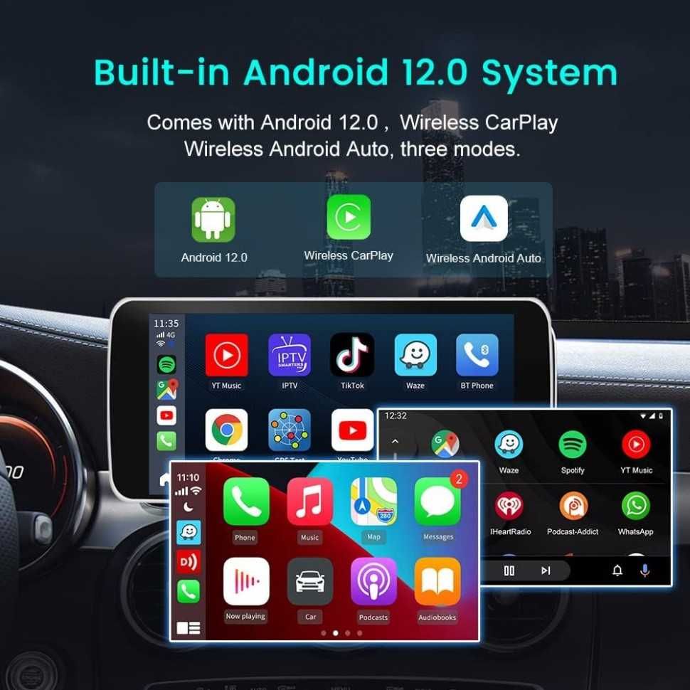 Carlinkit TBox Plus Max 8/128Gb адаптер Apple CarPlay Android Auto