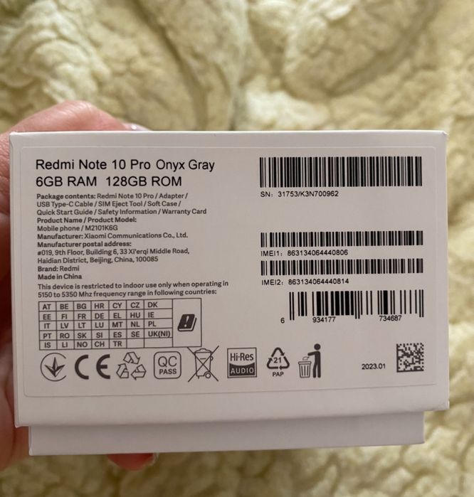 Redmi Note 10 Pro 6GB RAM 128 GB ROM