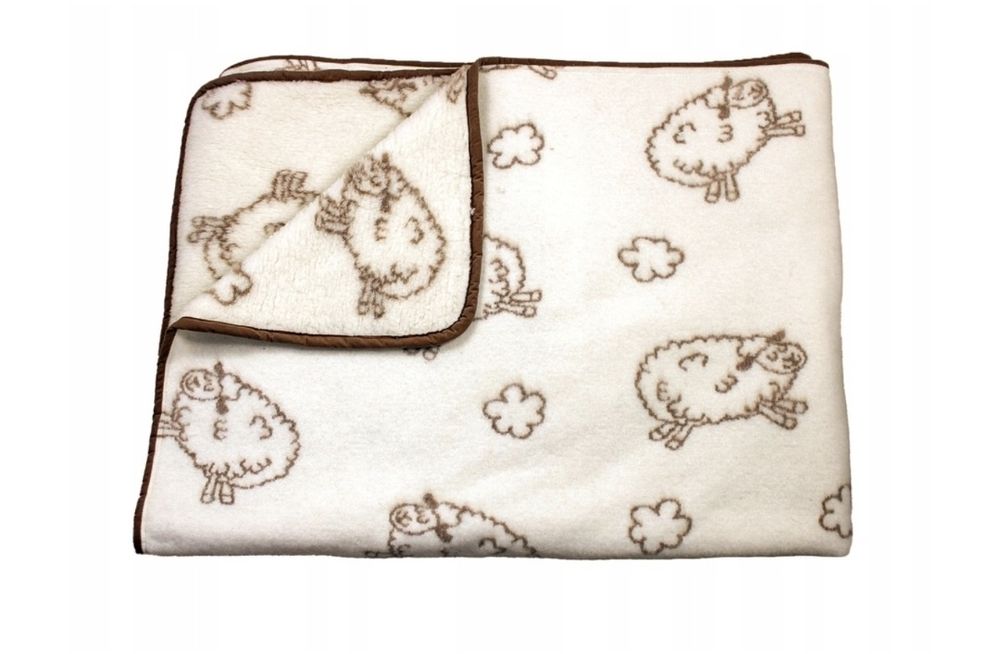 Koc ciepły wełna owcza