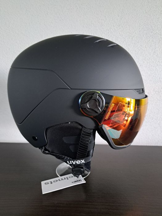 Kaski Kask narciarski snowboard Uvex Wanted Visor z wizjerem 54-58 S/M