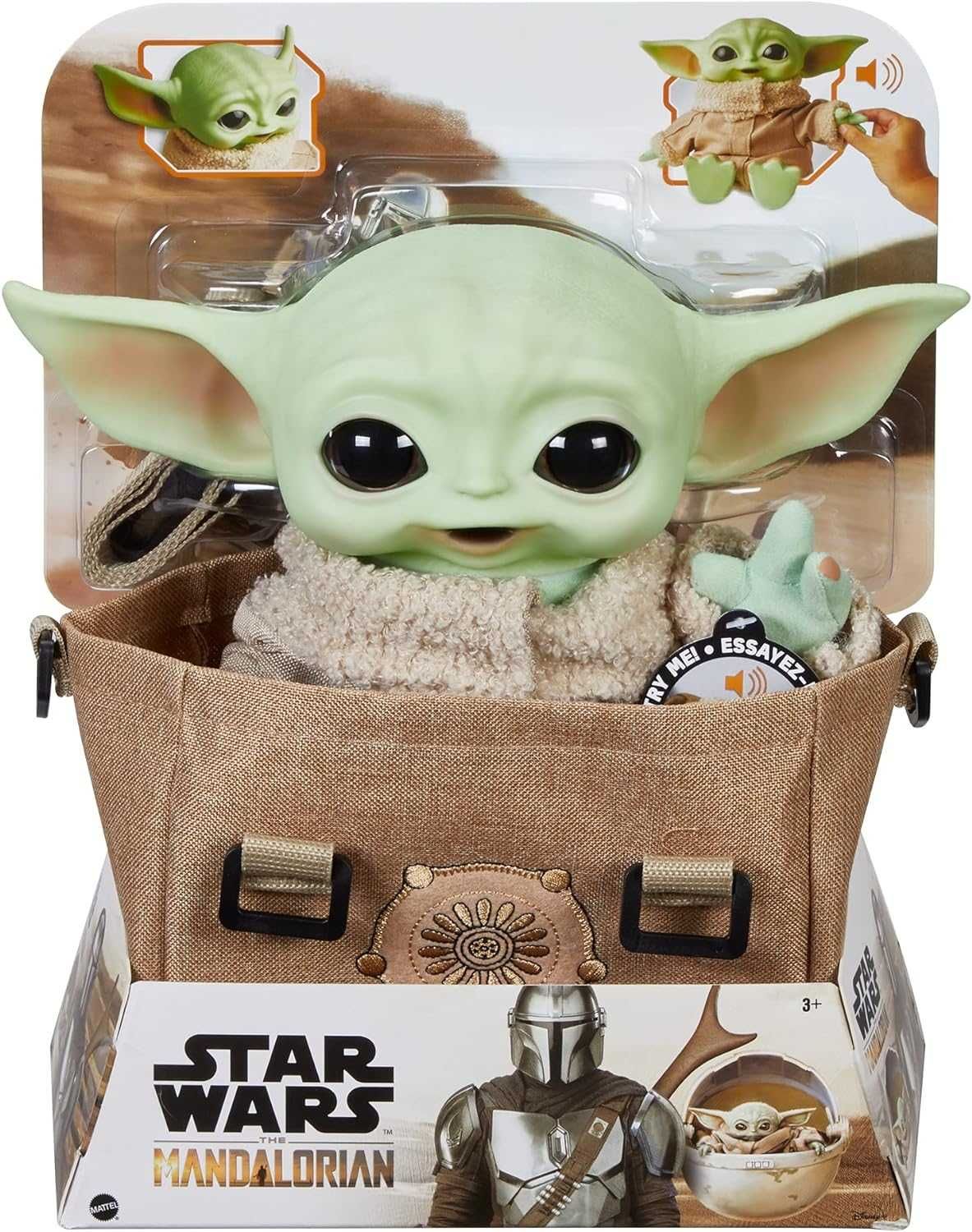 Малыш Йода в сумке Мандалорец Star Wars Child Plush Yoda Mandalorian