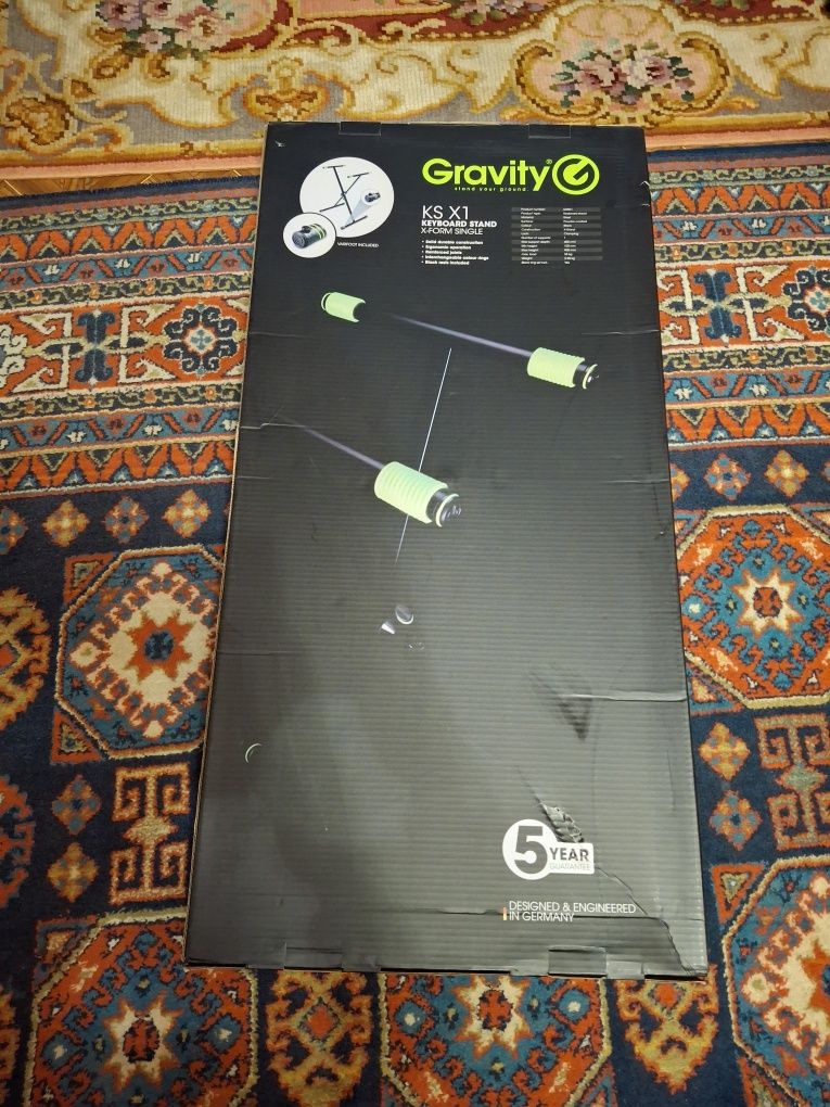 Стойка клавишная Gravity KSX2 Black