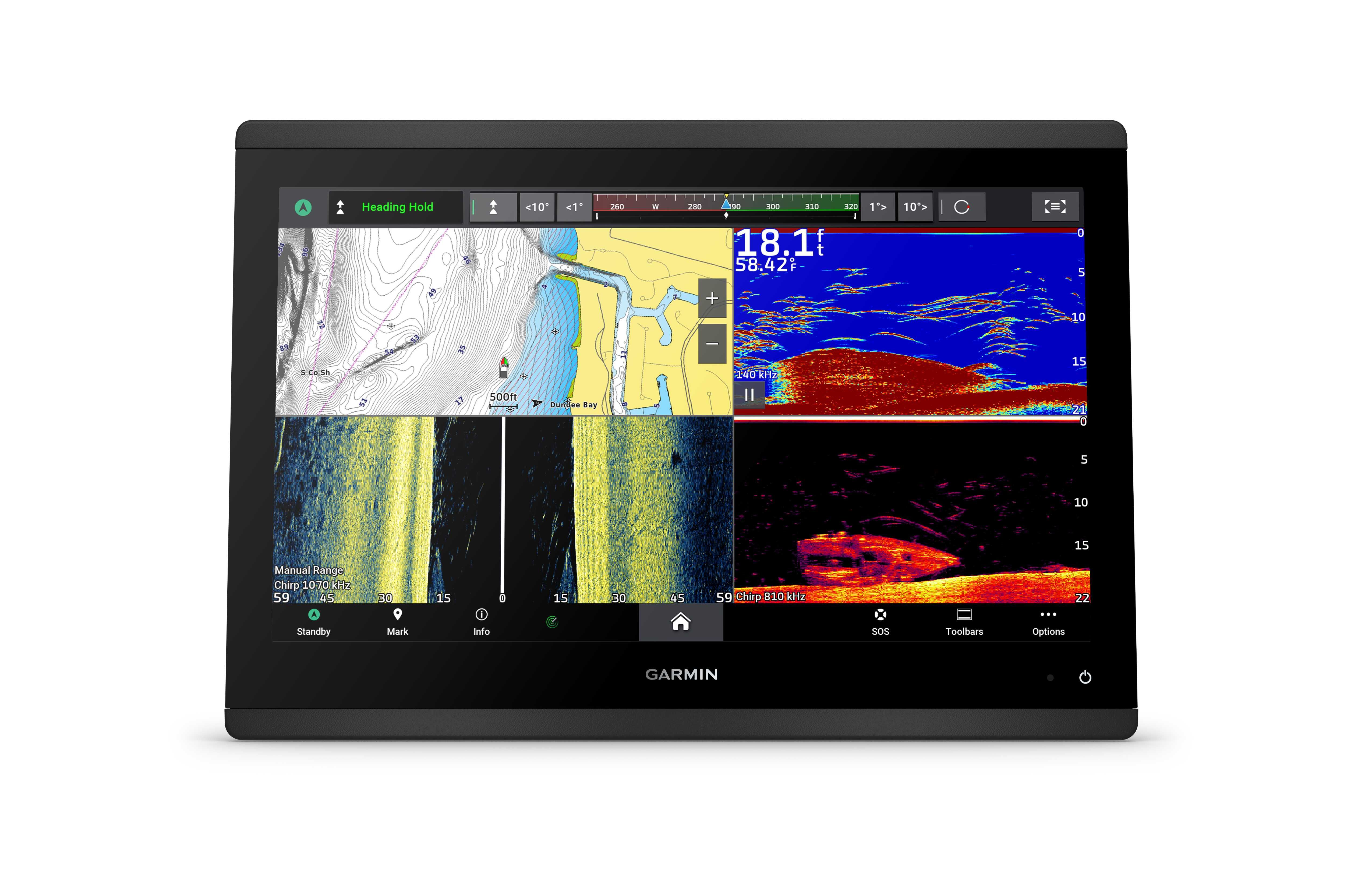 Garmin GPSMAP 1623xsv echosonda Panoptix Livescop