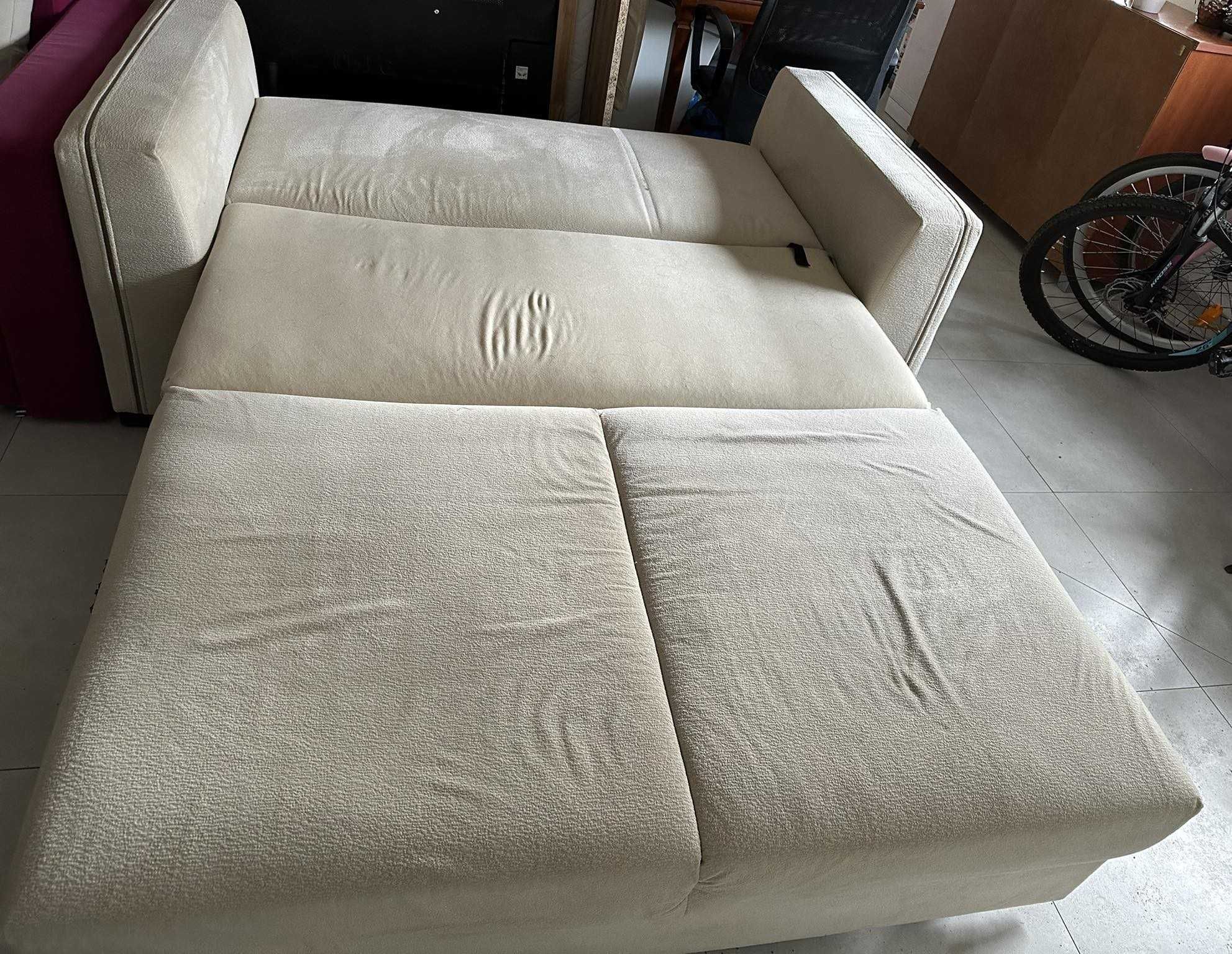 Trzyosobowa kanapa sofa rozkładana z funkcją spania
