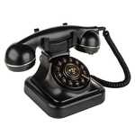 Retro klasyczny telefon stacjonarny vintage