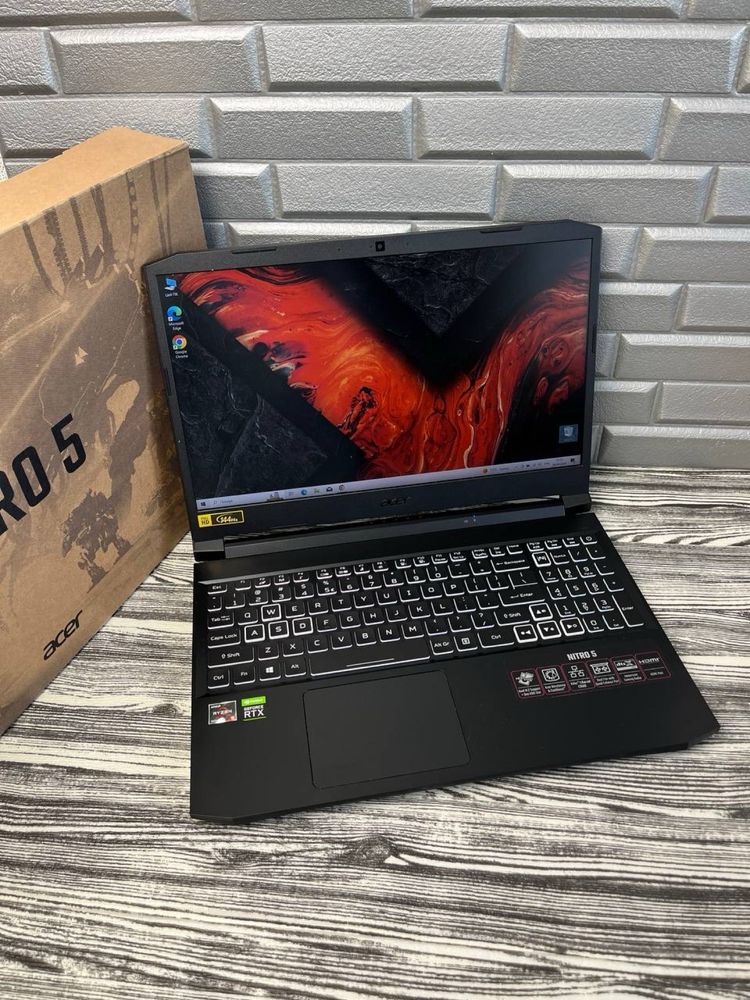 Acer 144Ghz/Ryzen 5/RTX3060/16Gb/512Gb Nitro 5 AN515-45 ігровий ноут