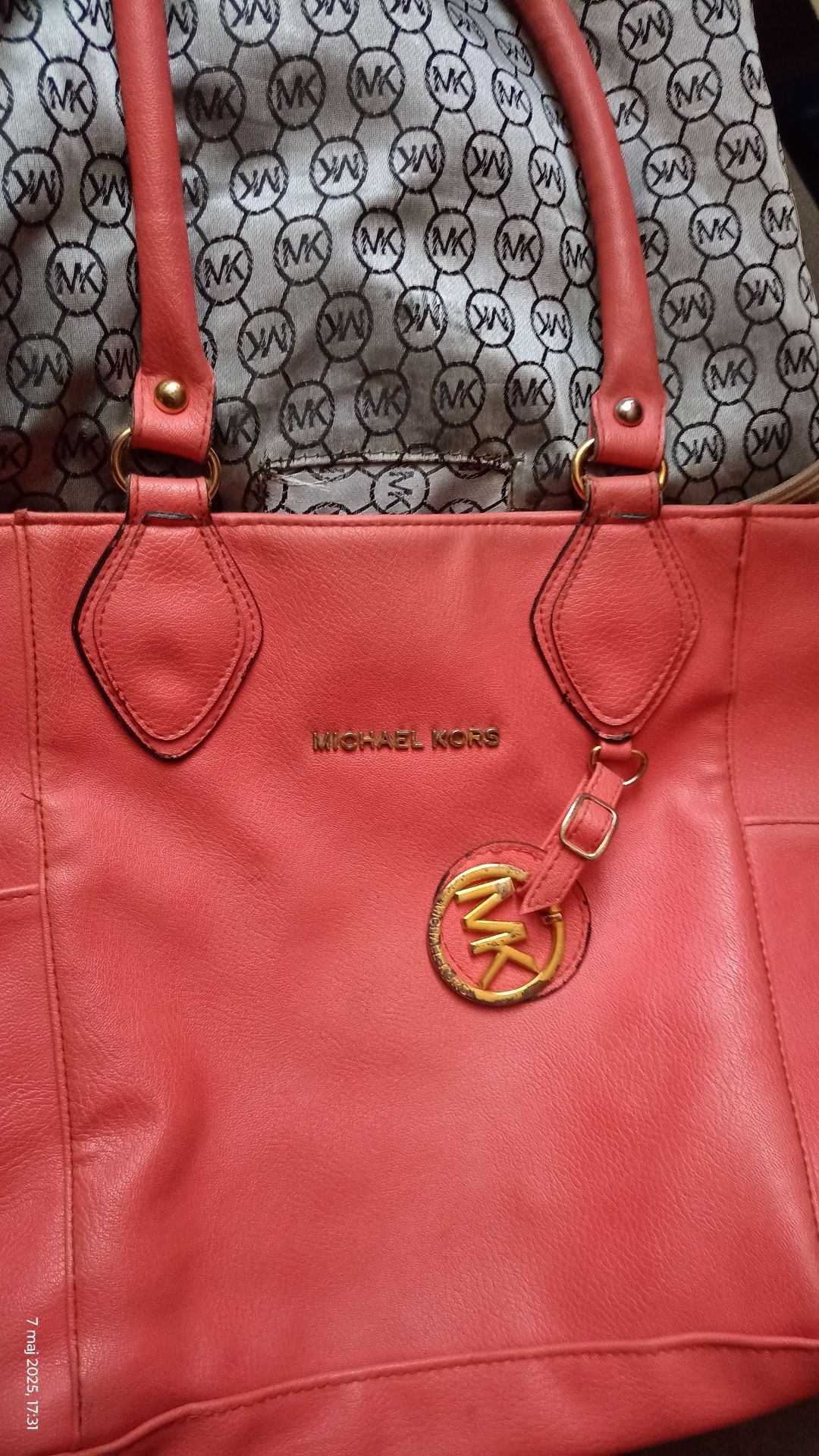 Torebka MICHAEL MICHAEL KORS - Jet Set 30F2GTTT8L Grapfruit