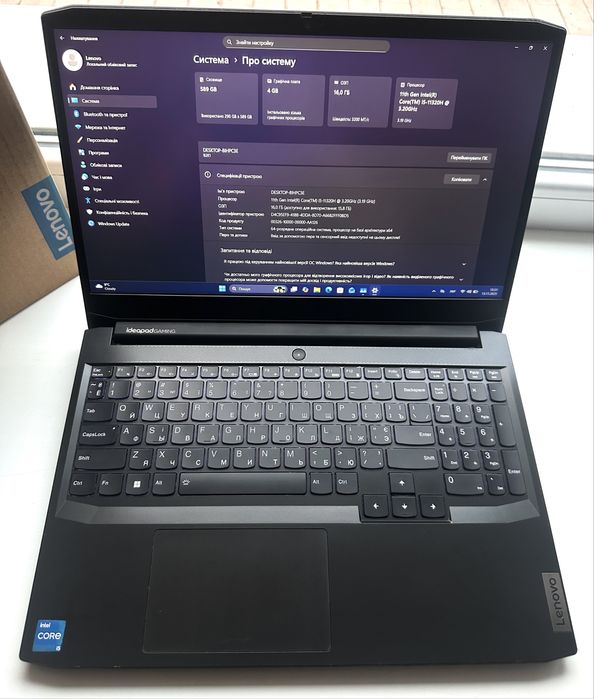 ‼️Lenovo Gaming 15.6‼️RTX3050/i5-11th/16gb/Гарантия 30д. !!!
