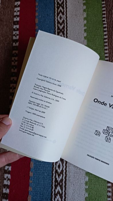 Livro Onde vamos, papá?, De Jean-Louis Fourn - portes gratisi