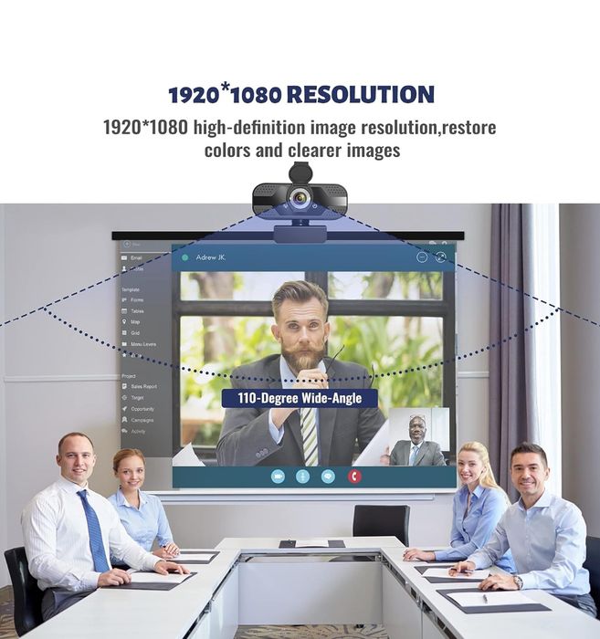 Kamera internetowa z mikrofonem 1080p Full HD Anvask tw-50