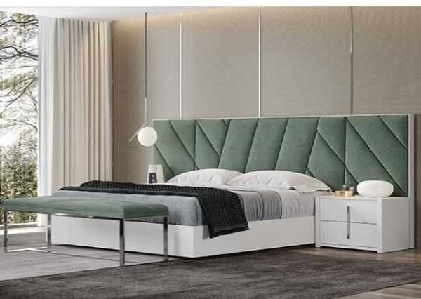 Cama 89Estofada Nova + Estrado + Colchão (Fabricante)