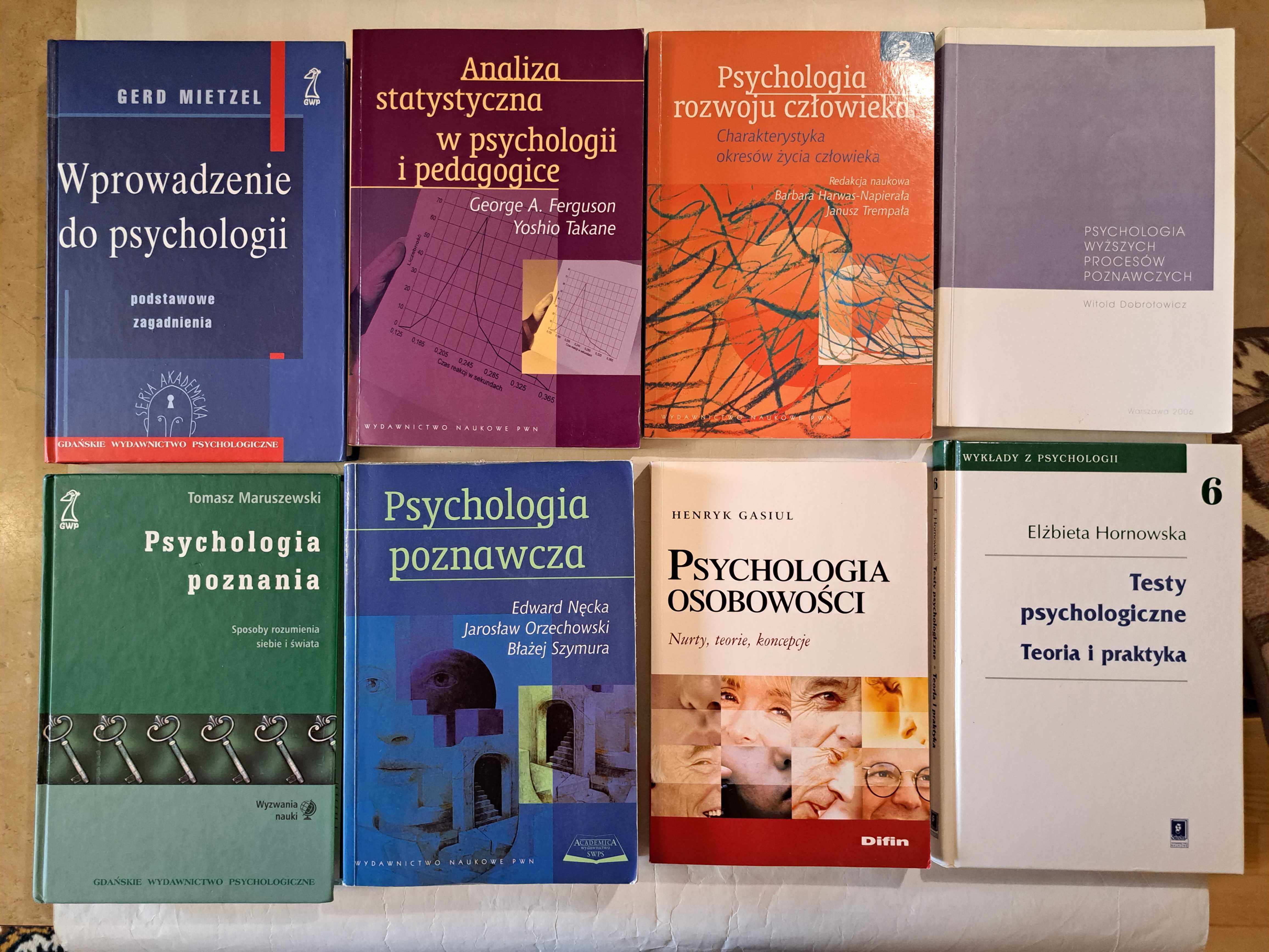 Psychologia x 8 - Psychologia Poznania + Poznawcza + Osobowości ...