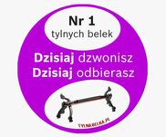 Tylna Belka PEUGEOT 206, 206+ SW, CC, RC {bębny, ABS}