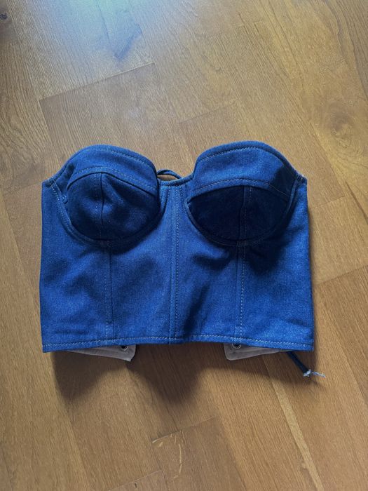 Джинсовий корсет