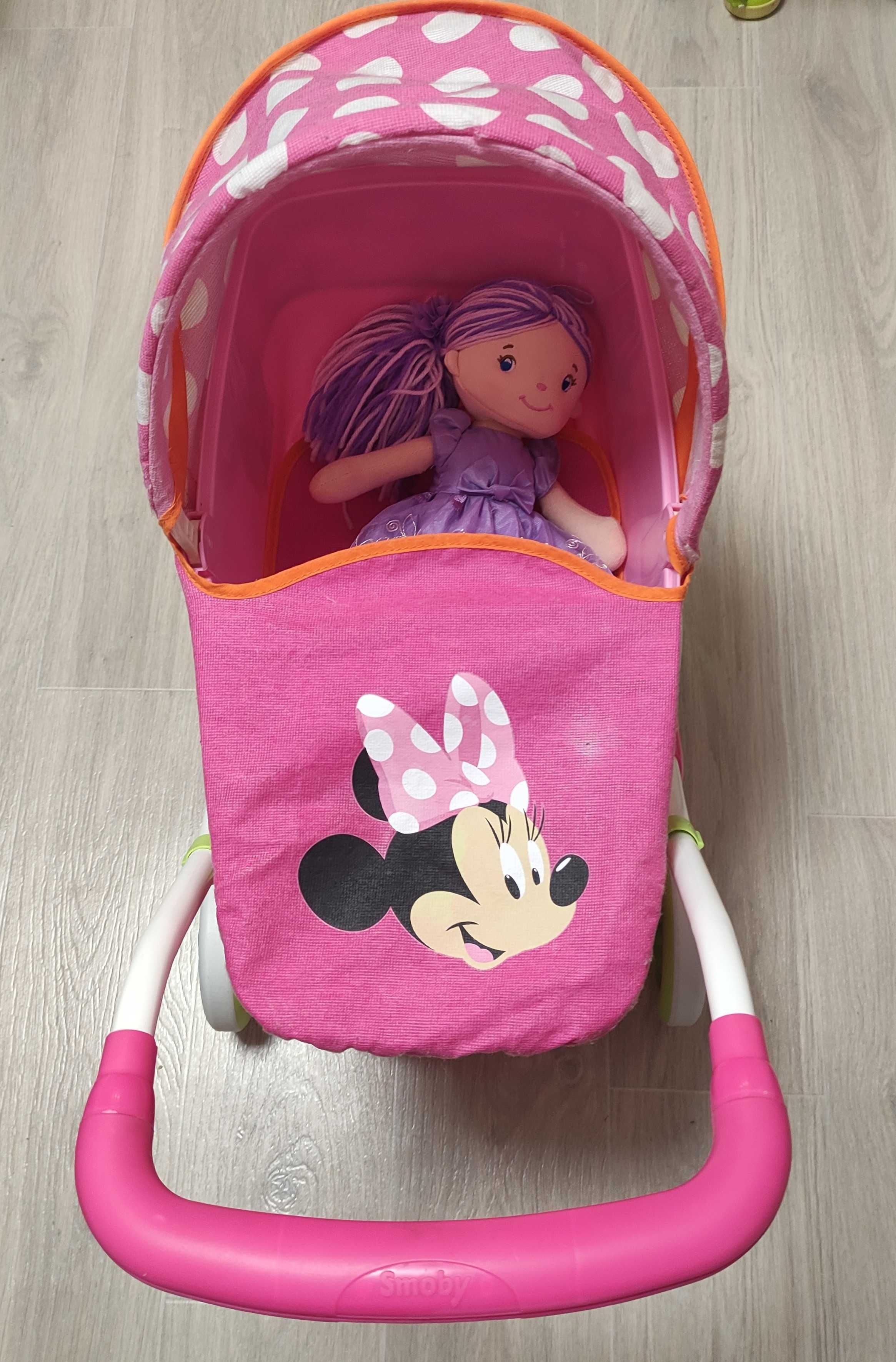 Дитячий візок Smoby Minnie Mouse з лялькою