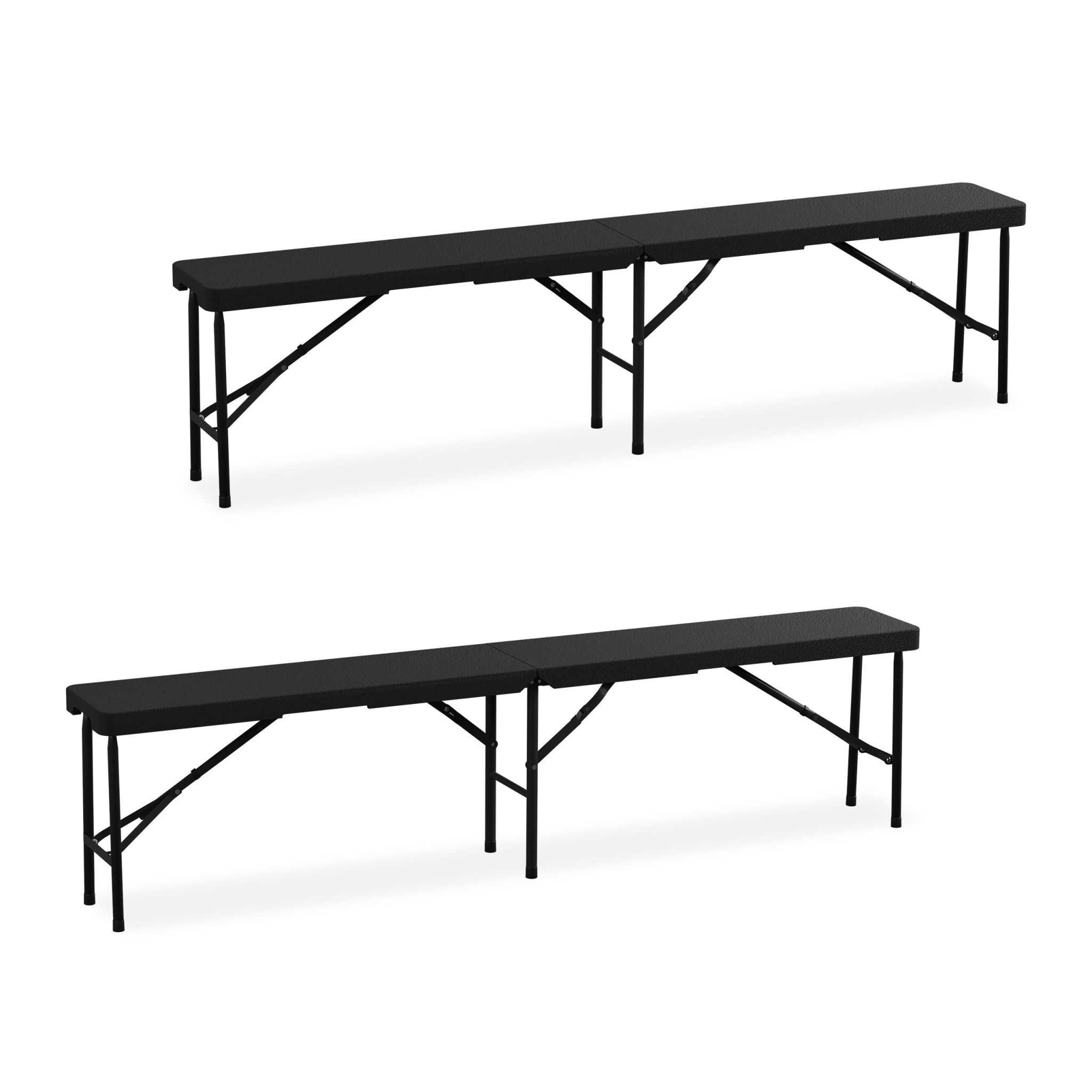 Zestaw 2 ławek piwnych 180 cm