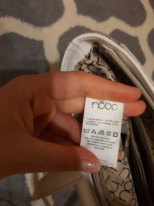 Duża szara torba shopper Nobo