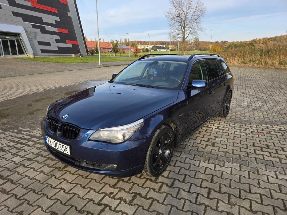 BMW E61 530 XD Logic7 Radar Dociągi Komforty HUD Keyless Panorama Full