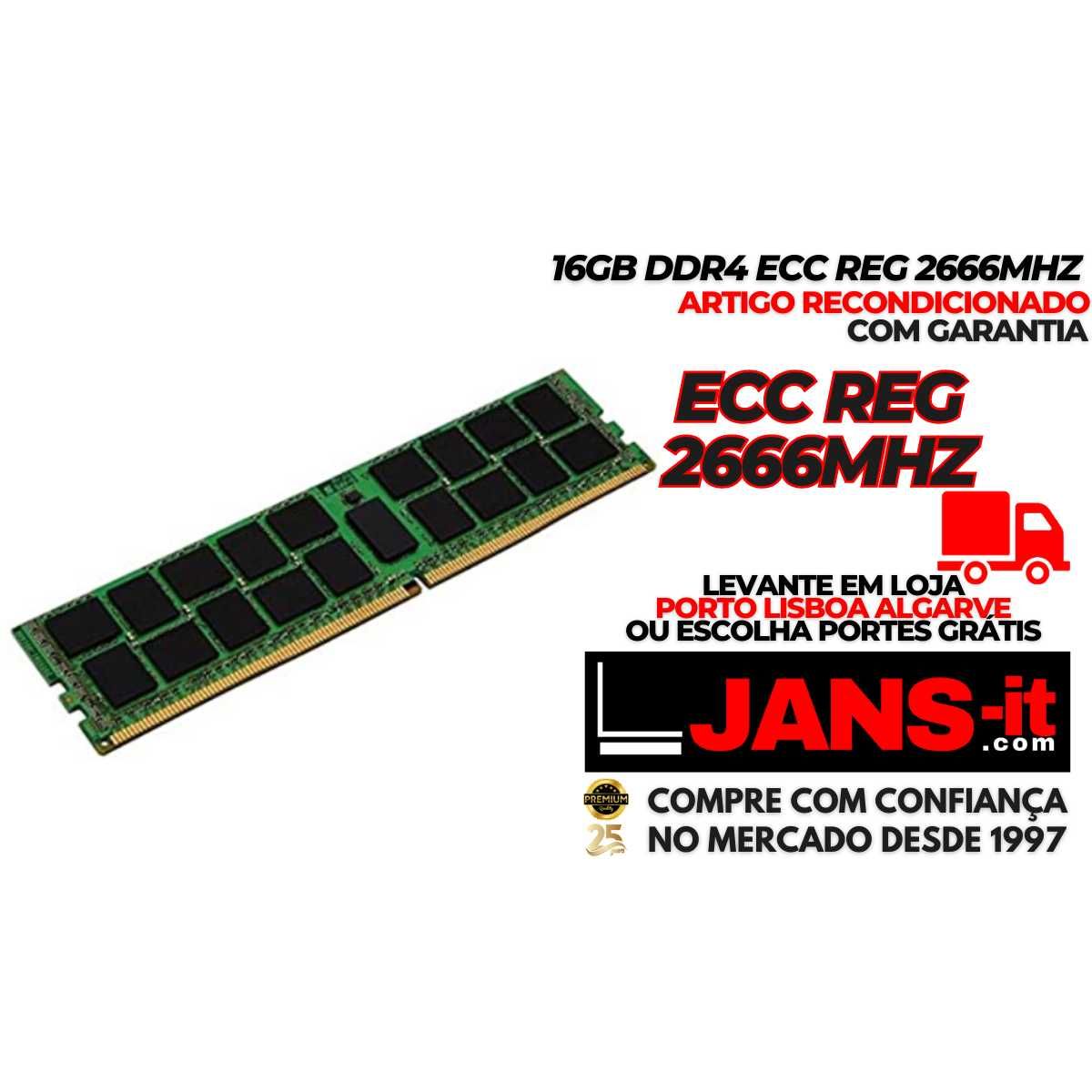 Memória 16GB DDR4 ECC REG (2666MHz)