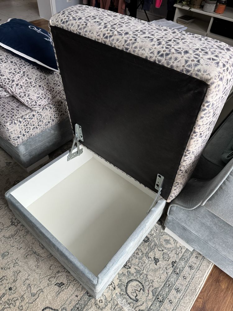 Komplet 2x sofa+ 2x puf