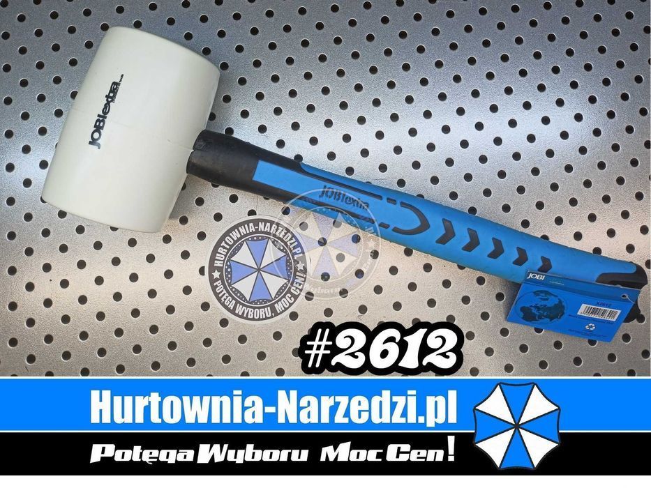 Młotek gumowy FIBERGLASS 900g 75mm Młotek gumowy 900g Młotek gumowy 75