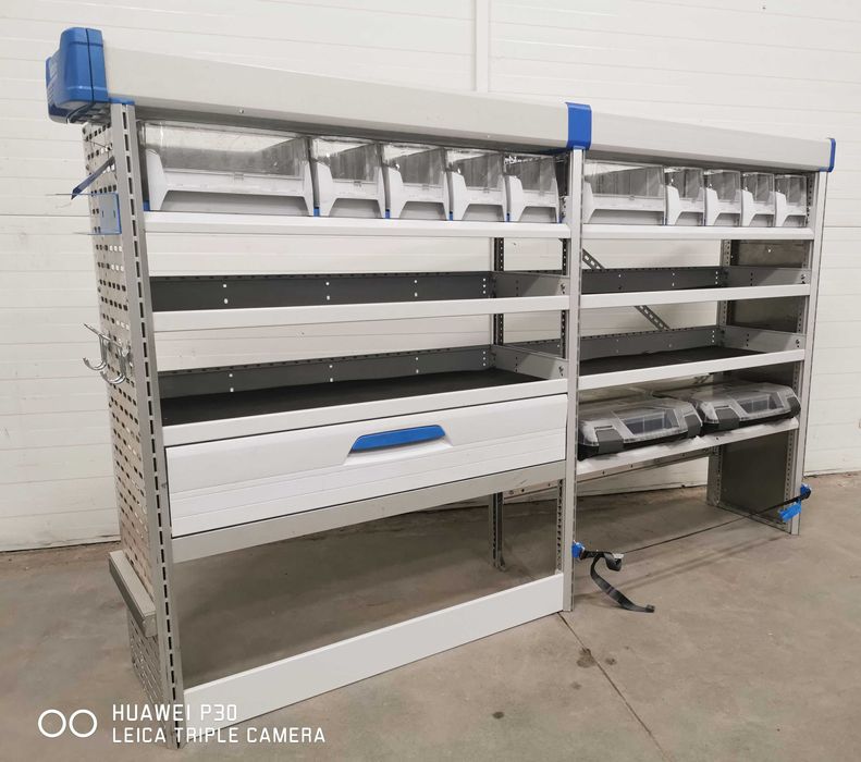 Półki regał do busa zabudowa auta Sortimo Trafic Custom VW Proace