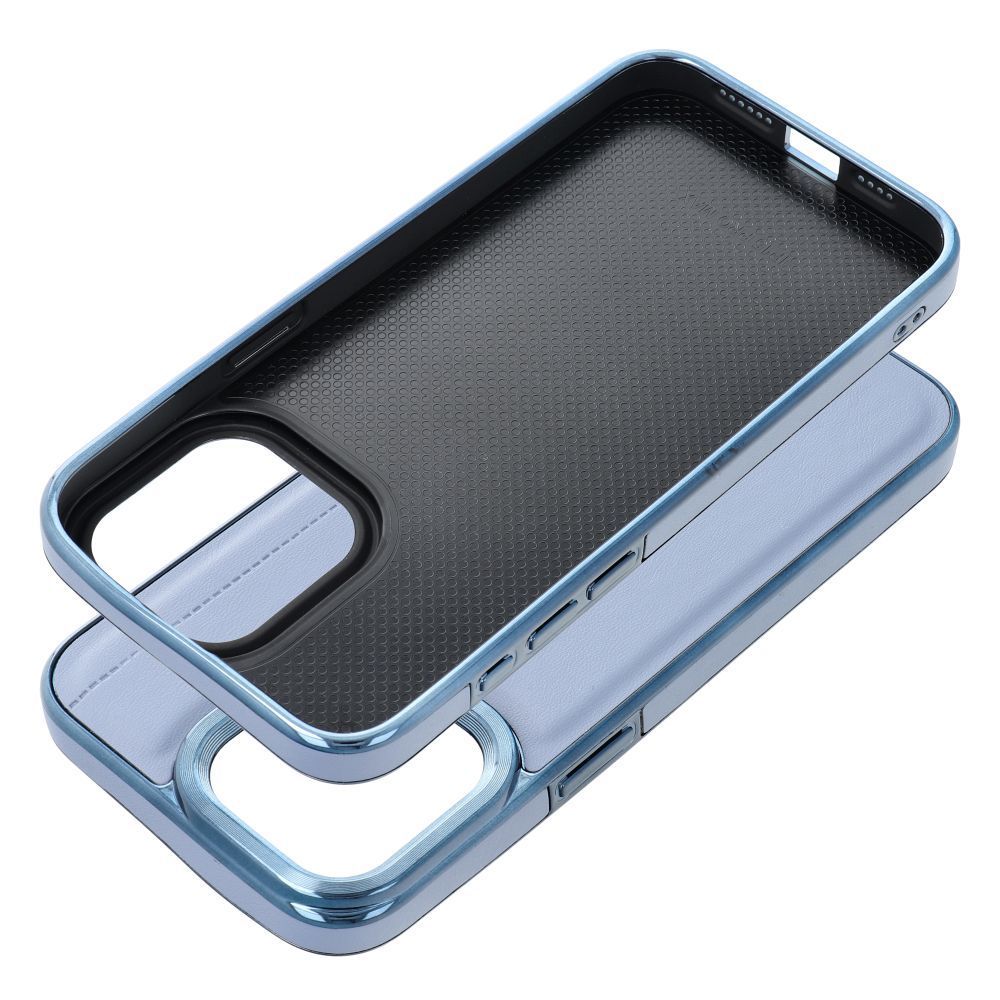 Etui Case Plecki Milano Iphone 15 Pro Max Niebieski + Szkło 9H