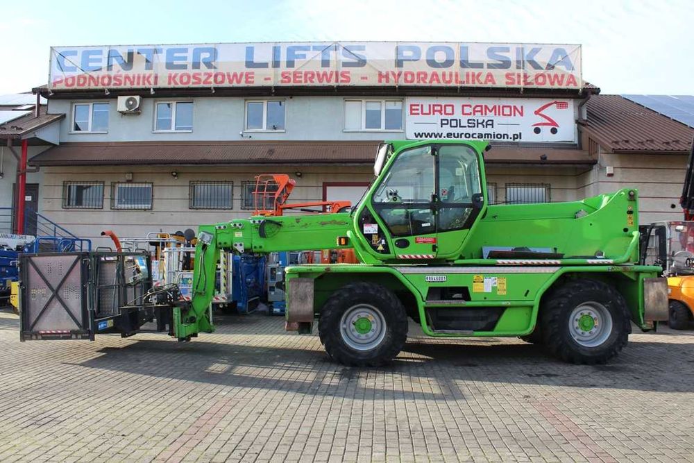 obrotowa teleskopowa ładowarka merlo roto 45.21 wózek 21 m manitou mrt