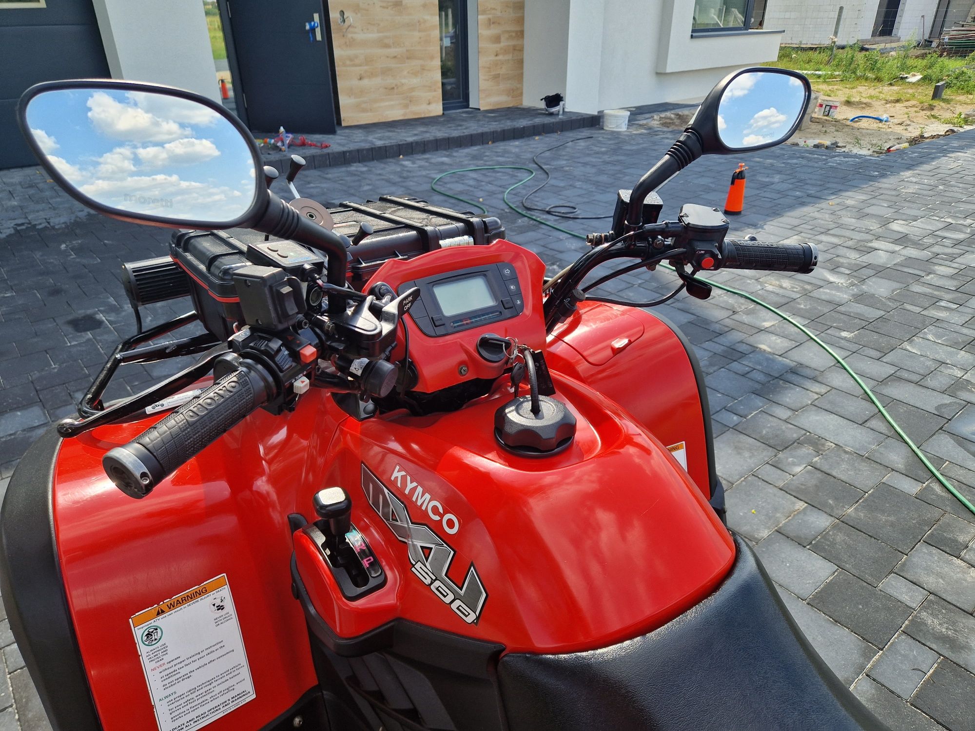 Kymco 500 MXU Warszawa+pług zarejestrowany L7E