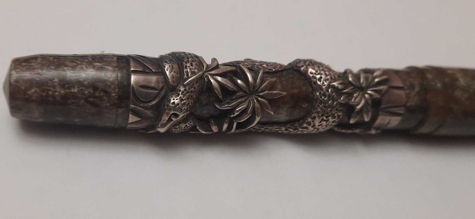 элитная ручка Montegrappa Зодиак коллекшн Змея стерлинговое серебро