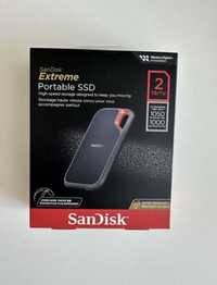 Dysk SanDisk Extreme Portable SSD 2TB USB 3.2 Typ C Odczyt 1050 M/s