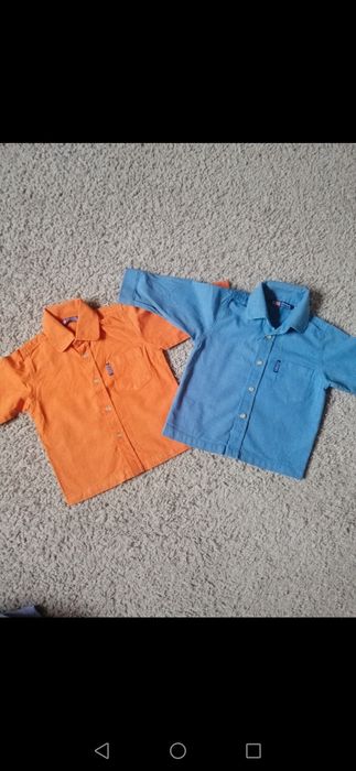 Dwie koszule dla chłopca Original Marines 6/9 msc