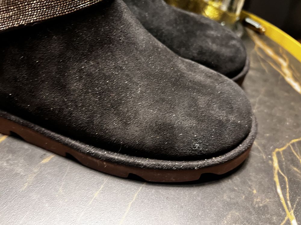 Brunello cucinelli botki sniegowce ugg kozuszek r.39