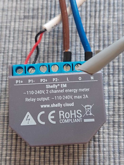 Shelly - Energy Meter | 2 canais